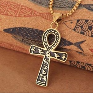 Ancient Egypt ankh cross necklace pendant